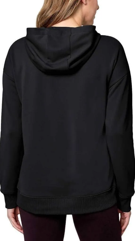 Mondetta Women’s Athletic Workout Gym Soft Zip Up Hood Black Jacket Hoodie Large - Image 9
