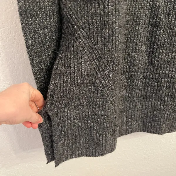 Old Navy Gray mock neck‎ tunic sweater small casual soft comfy - Image 4