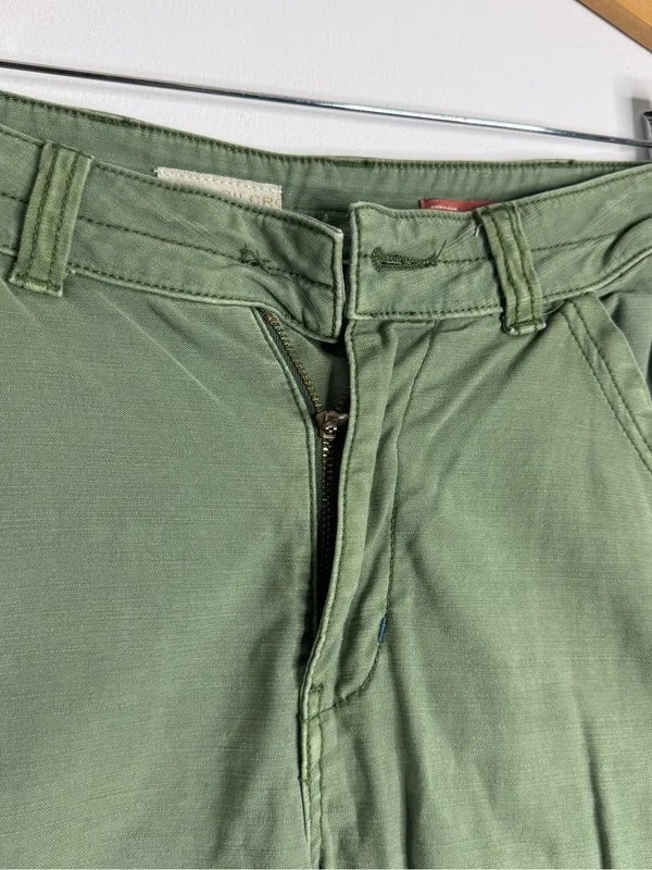 Pilcro Anthropologie Cargo Pants Size 26 Green Utility Cotton - Image 4