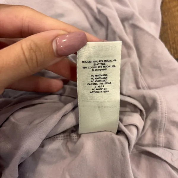 Aritzia Babaton Lilac Purple Evelina Dress XXS 2XS Bodycon Midi Sleeveless FLAW - Image 7