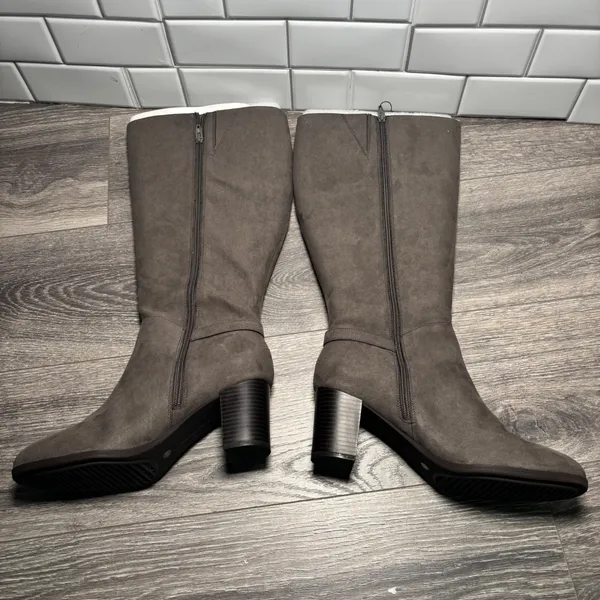 GIANI BERNINI‎ ADONNYS MEMORY FOAM KNEE-HIGH BOOTS 11M wide calf - Image 6