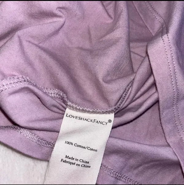 Womens Loveshackfancy Antoinette Tshirt size Small - Image 7