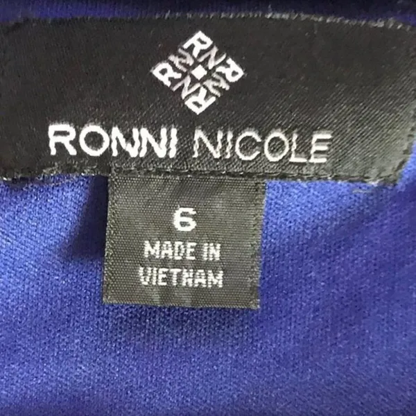 *30off3* NWOT. RONNI NICOLE sapphire cocktail dress‎ - Image 3