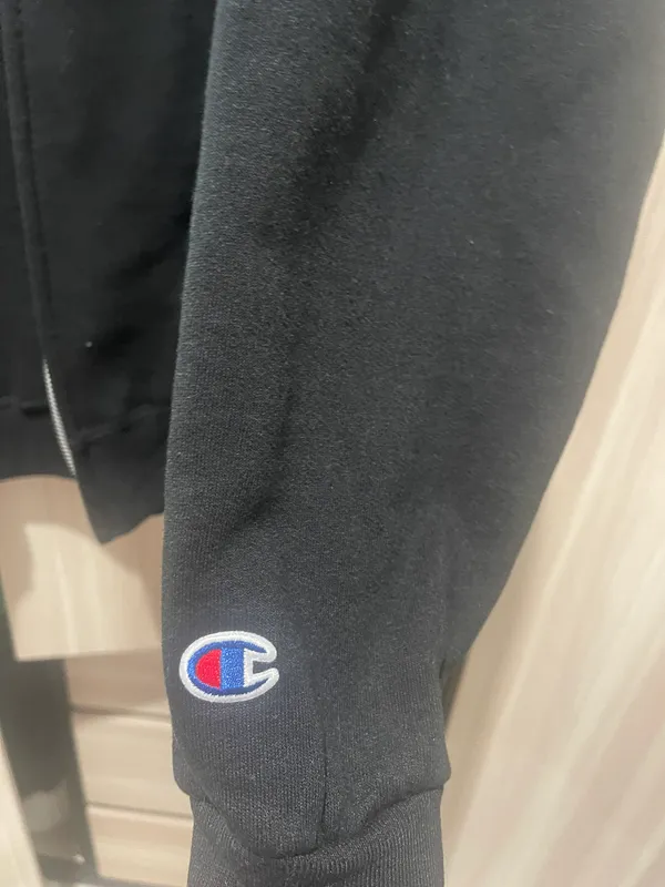 Champion University of North Dakota black zip up - Image 3