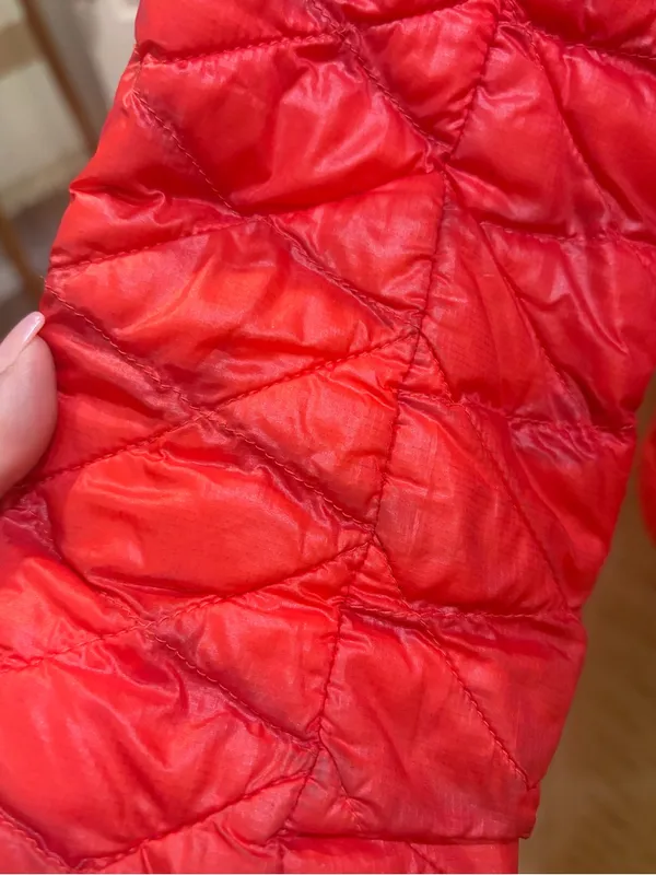 NORTH FACE Coral Quilted Down Nylon Jacket Thermoball Full Zip Size Larhe - Image 10