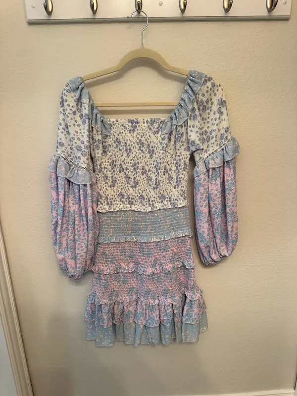 70/21 Floral Long sleeve Dress - Image 3
