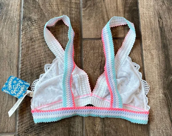 Free People Mika Lace Triangle Bralette - Image 10