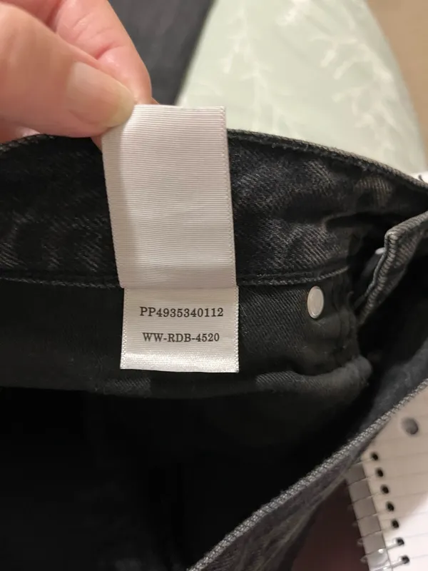 Everlane Black Jeans 90s Cheeky Sz 25 - Image 9