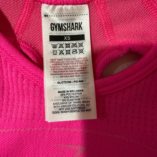 Pink Ultra Seamless Crop Top and Leggings Set - Image 7
