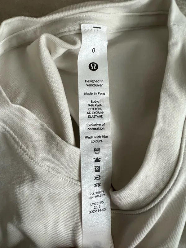 Lululemon Crew Short Sleeve T-Shirt - Image 3