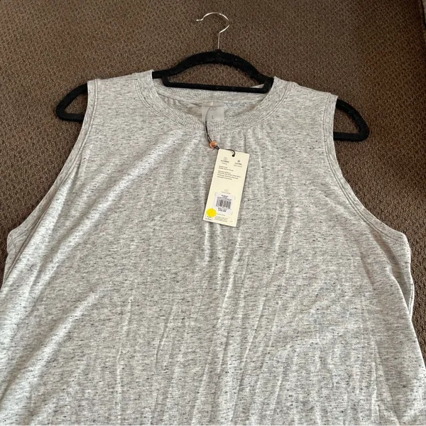 Calia by Carrie Underwood Tank Top Size L Light Heather Gray Athletic - Image 2