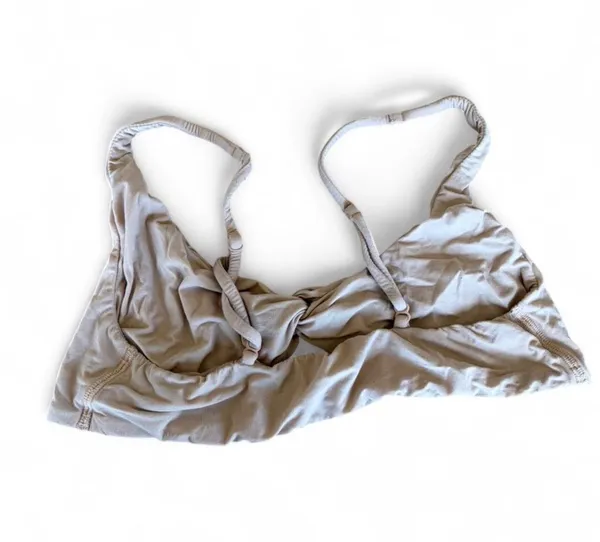 Skims buttery soft knotted bra color clay - Image 3
