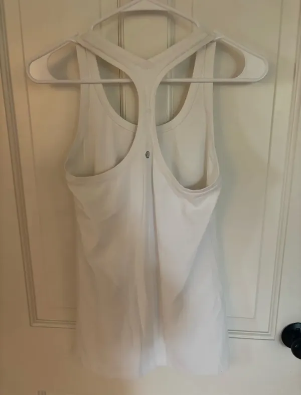 Lululemon White Tank Top - Image 3