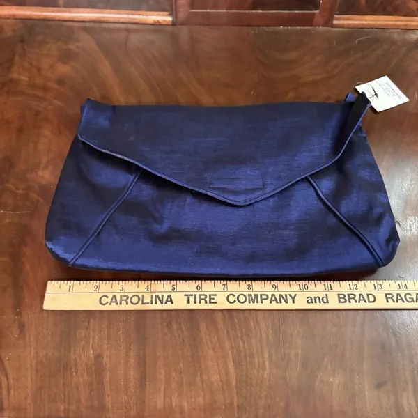 Mycra Pac One Navy Clutch Foldover Evening Bag Travel Packable‎ Handbag NWT - Image 4