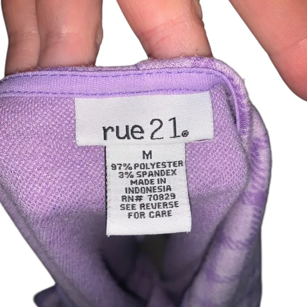 Rue21 Lilac Checkered Pinafore Dress Overall Schoolgirl Mini - Image 5