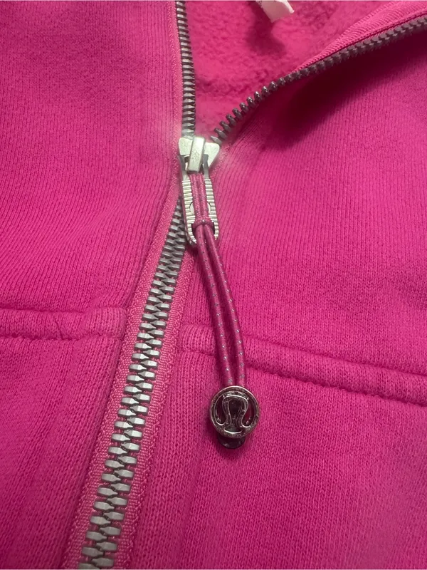 Lululemon Pink Full Zip Scuba - Image 4