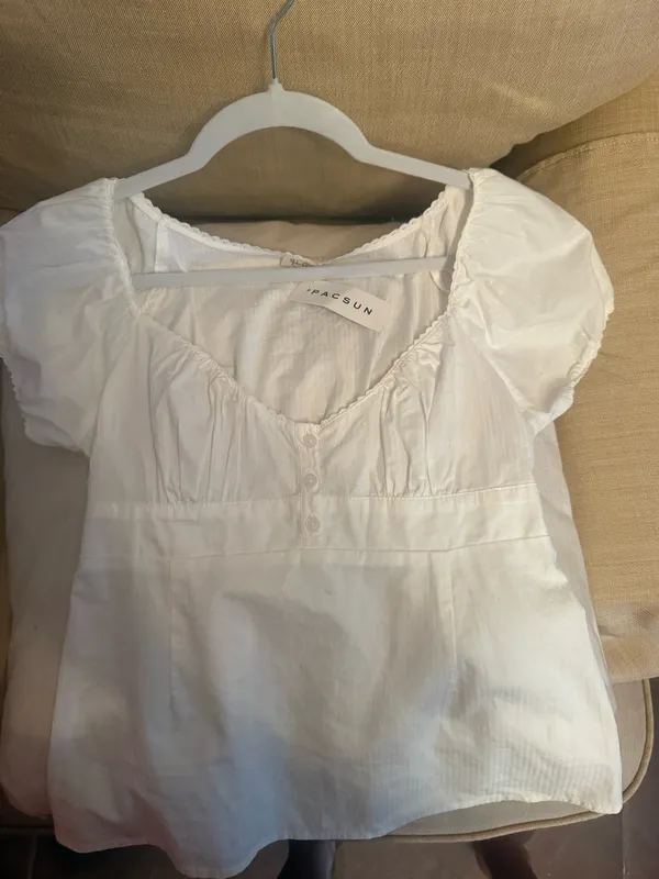 PacSun white top  - Image 4