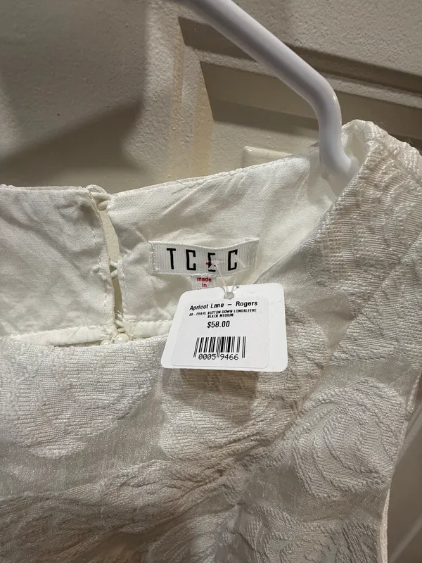 White pearl dress Size M - Image 5