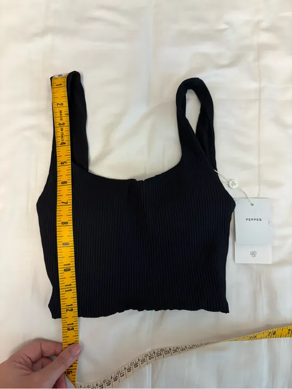 Pepper Athlux Bra Tank Black Size XXS - Image 7
