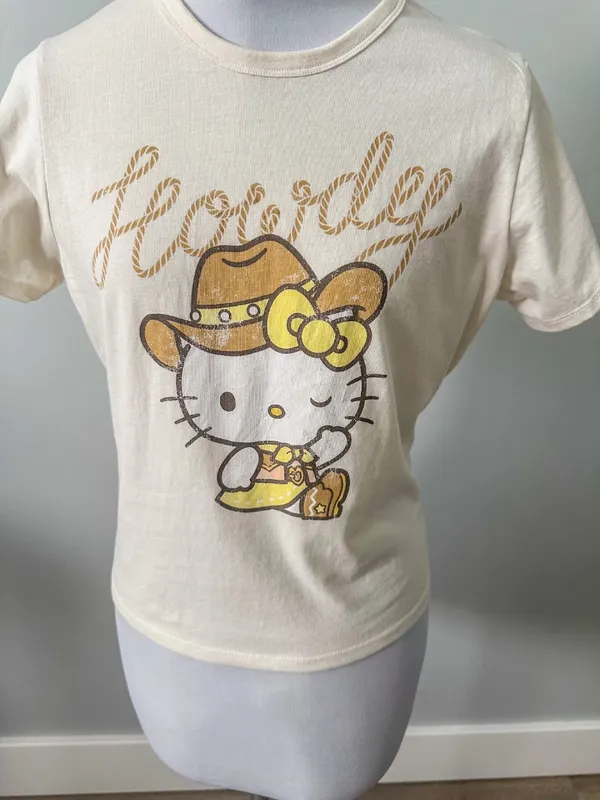 Hello Kitty Howdy Tee Shirt - Image 4