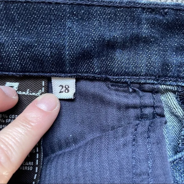 𝅺7 FOR ALL MANKIND Mid Rise Bootcut Dark Wash 28 - Image 11