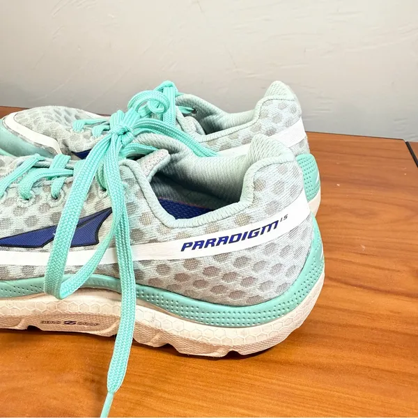 Altra Paradigm 1.5 Running Shoe Women’s Mint Green Grey Mesh Comfort Workout 6.5 - Image 3