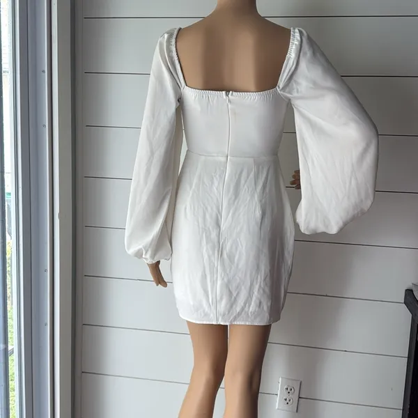 Princess Polly Laurie Corset Mini Dress White Sz 2 - Image 5