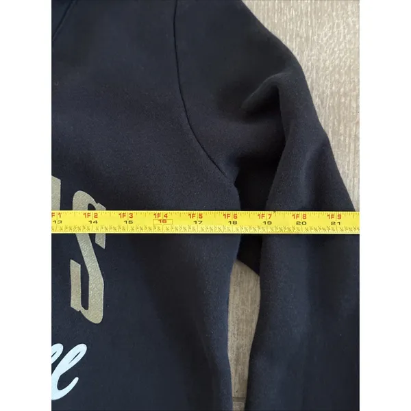 New Orleans Saints Football NFL V-Neck Pullover Hoodie‎ Women's Size-M - Image 4