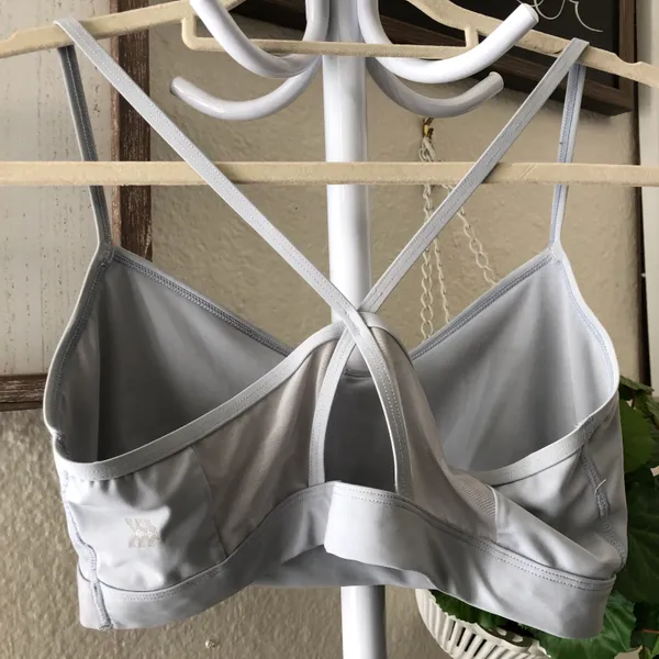 Blueish Gray cami sports bra - Image 2