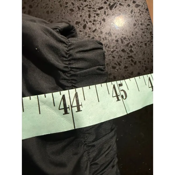 Vintage Nike Nylon Track Pants Womens Large Black Windbreaker Joggers F11102TSU‎ - Image 8