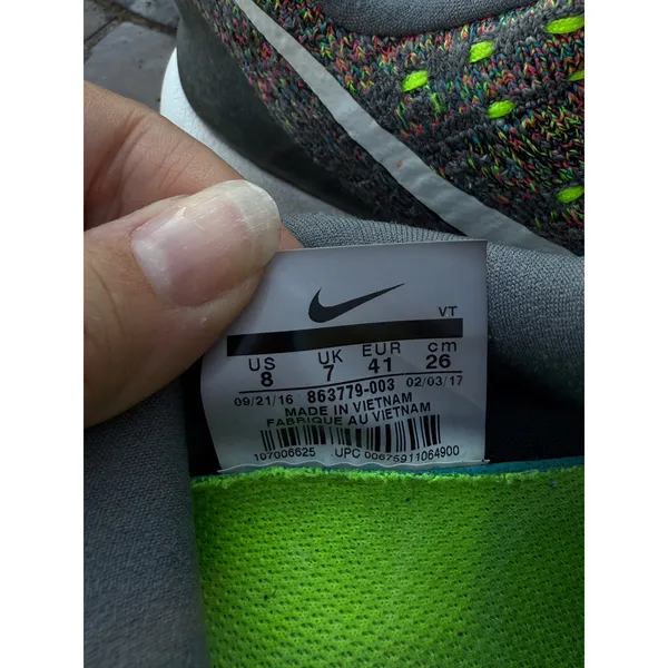 Nike‎ Womens Lunrepic Low Flyknit 2 Gray Running Shoes Size 8 - Image 10