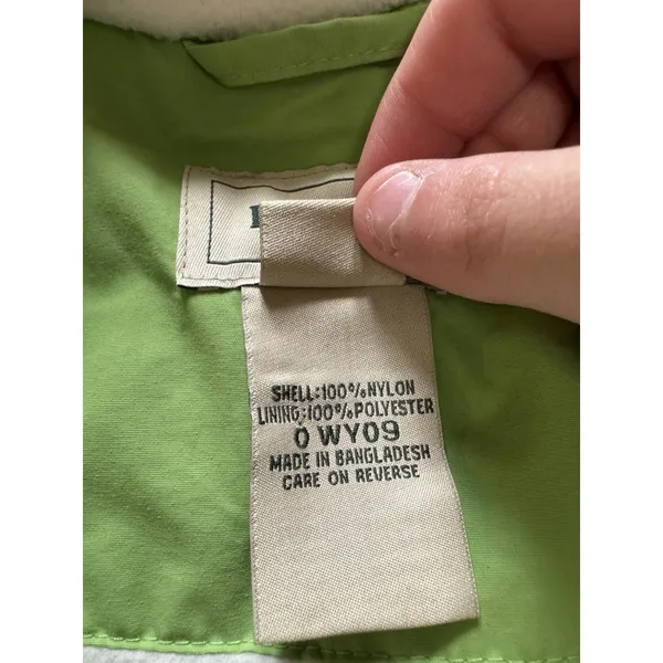 LL Bean Vest Women Size XS Regular Green‎ Full Zip Pockets Jacket Preppy Outdoor - Image 7