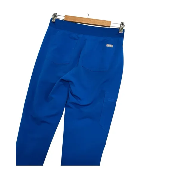 Figs Joggers Scrub Pants Women X Small Blue Zamora Technical Medical Utility - Image 4