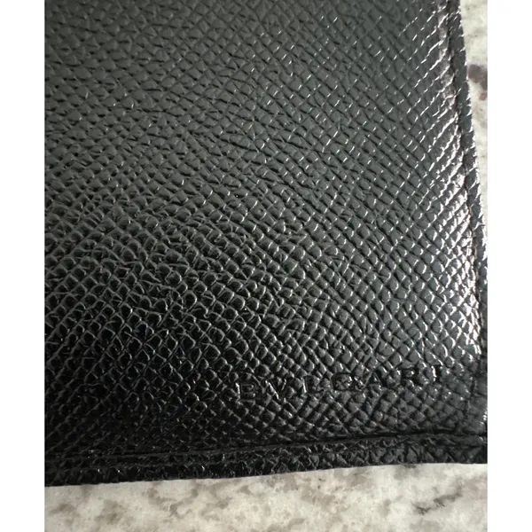 BVLGARI black‎ leather shw long wallet - Image 10