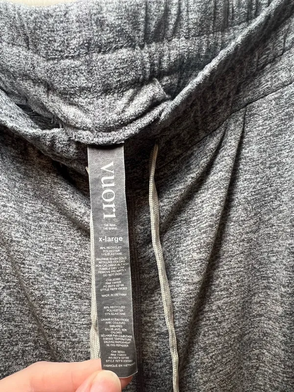 Vuori Performance Jogger in Heather Gray - Image 5