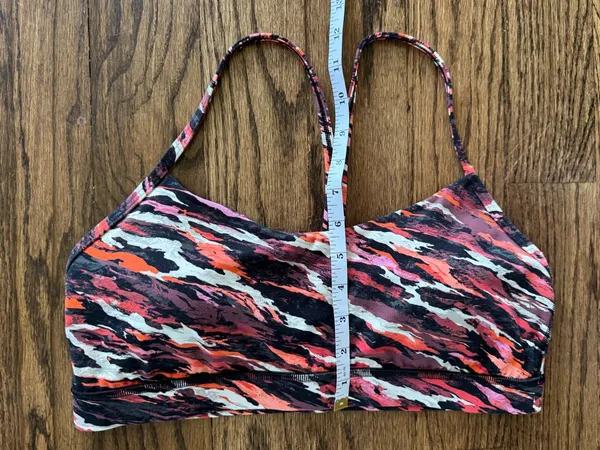 Lululemon Lunar New Year Flow Y Nulu Sport Bra Tiger Tide Smoky Red Mutli 12 L - Image 5