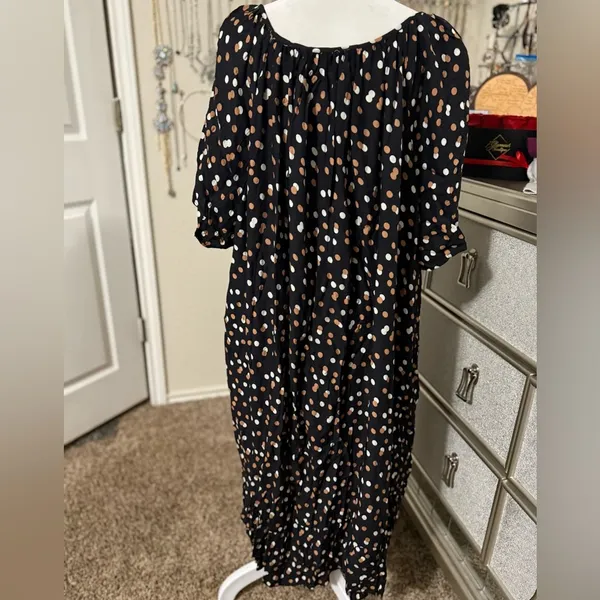 Evan’s polka dots blouse‎ Black Size 26 - Image 4