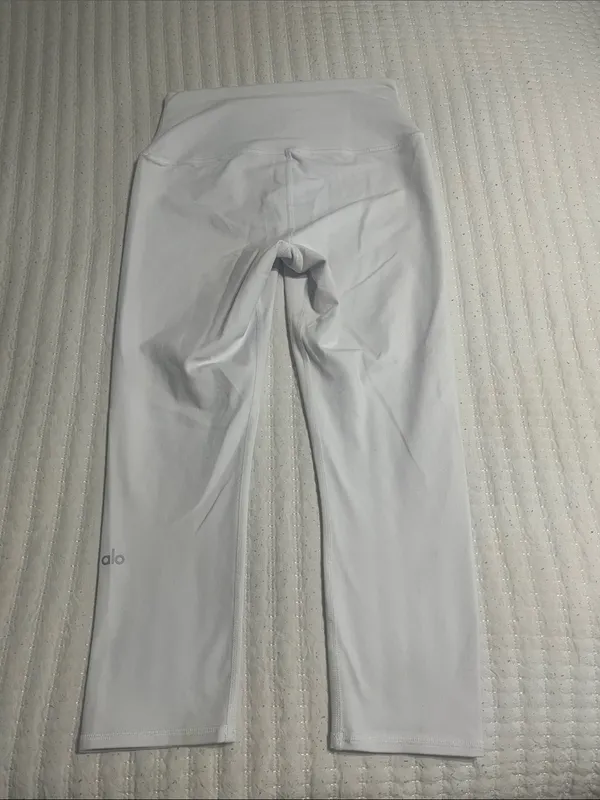 ALO Yoga White High-Rise Leggings - Image 4