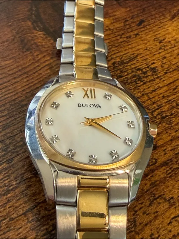 ✨ Bulova Diamond Collection 98P145 Two-Tone Watch | NEW Battery (Ready to Wear)! - Image 13