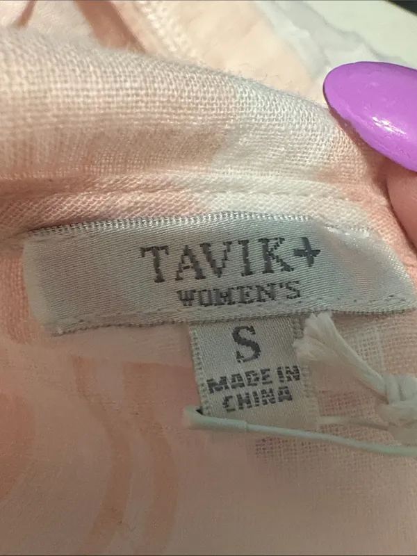Tavik Pink and White Striped Romper Jumpsuit - Image 13