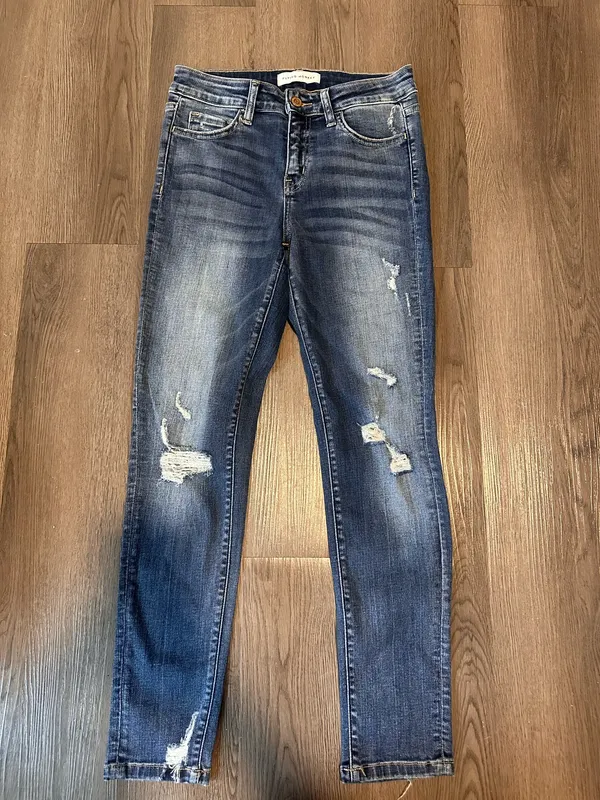 Flying Monkey Distressed Skinny Jeans - Image 2