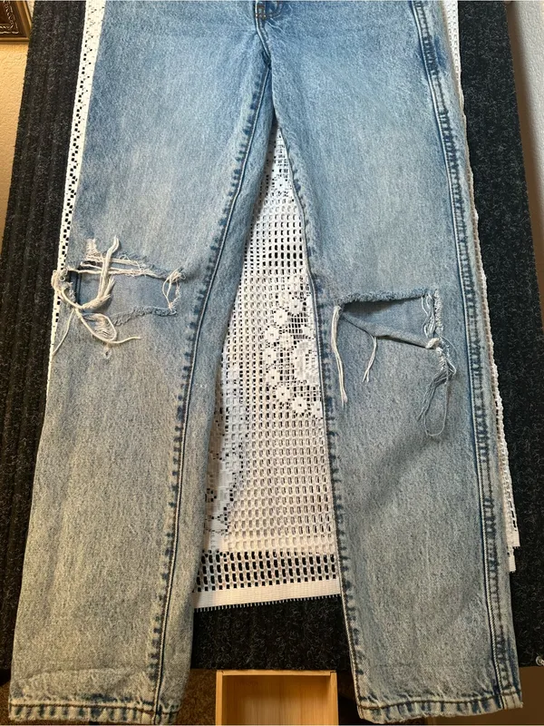 REVICE Light Blue Distressed Women’s Jeans - Casual‎ High-Rise Fit - Image 6