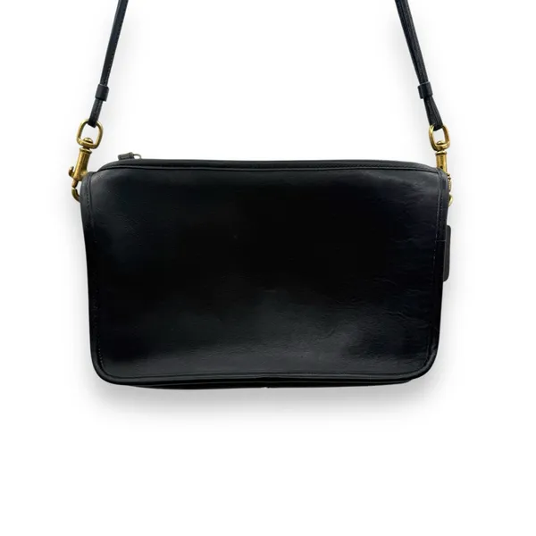 Vintage Coach Bonnie Cashin Era‎ Convertible Black Crossbody Wristlet Bag - Image 2