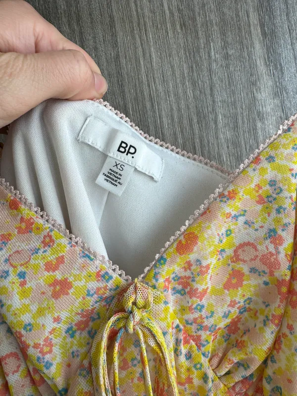 BP Mini Yellow Floral Sundress - Image 4