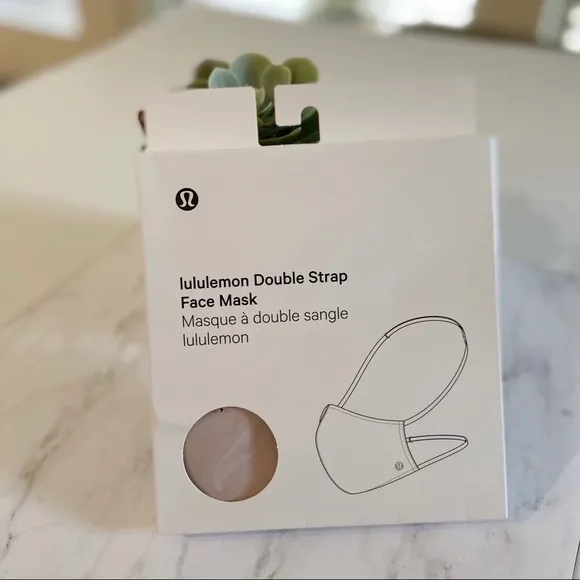 Lululemon Double Strap Face Mask‎ - Misty Pink - Image 2