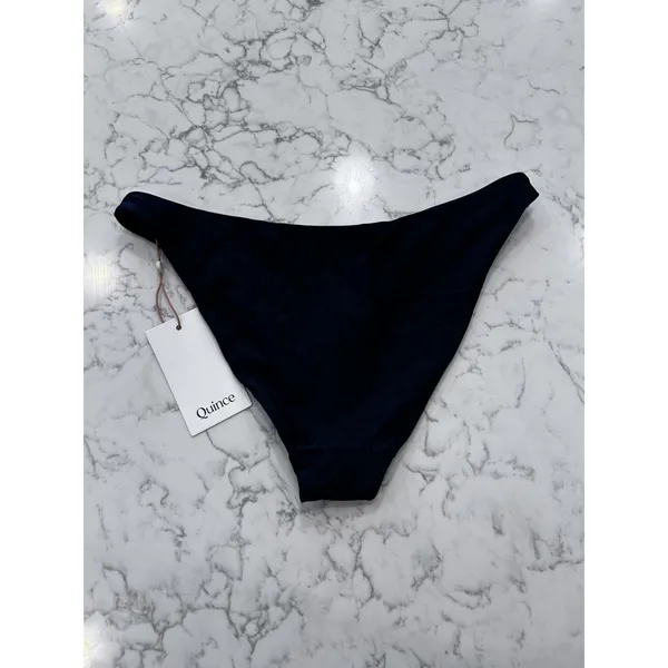 NWT Quince Black Low Rise Bikini Bottom Size XS - Image 2