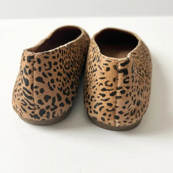 Madewell The Cory Ballet Flats Leopard Calf Hair Animal Print Size 7.5 - Image 4