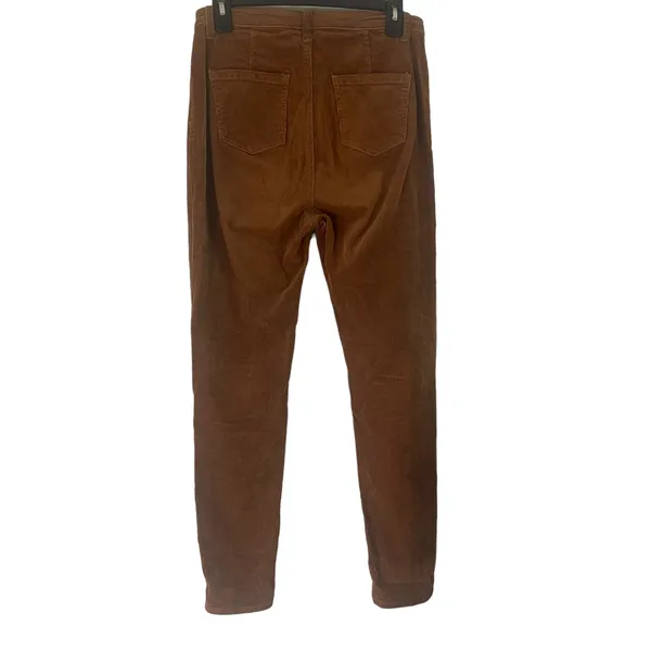 Women's‎ Size 28 Corduroy Zip Up Hippie Boho Tan Skinny Pants - Image 4