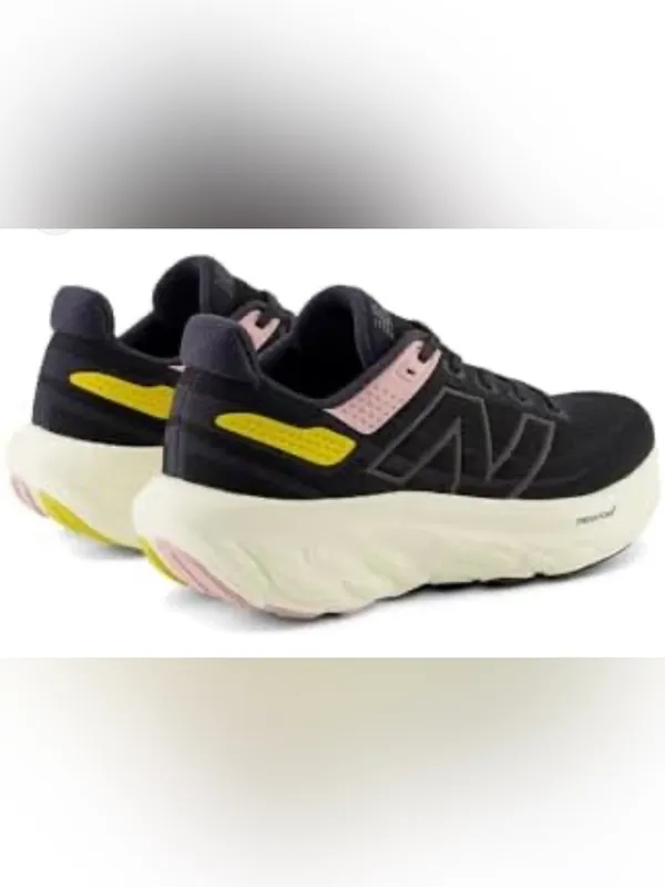 New Balance Women's Black Running Shoe with Pink & Yellow Accents - Image 2