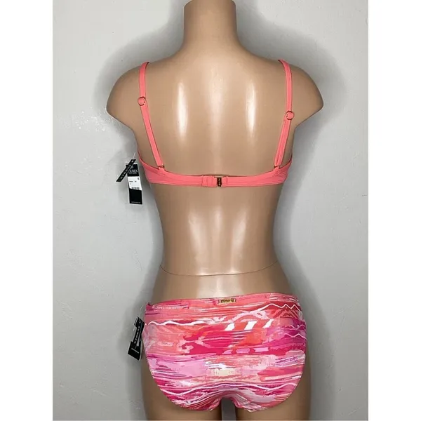New. Lauren Ralph Lauren pink & orange bikini. 12-top/8-bottom. Retails $129 - Image 4